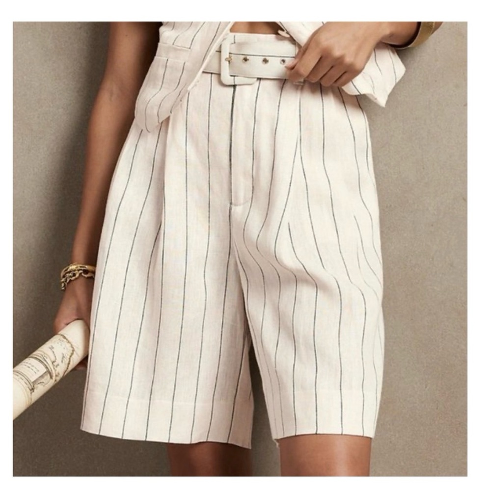 BANANA REPUBLIC LINO BERMUDA SHORT